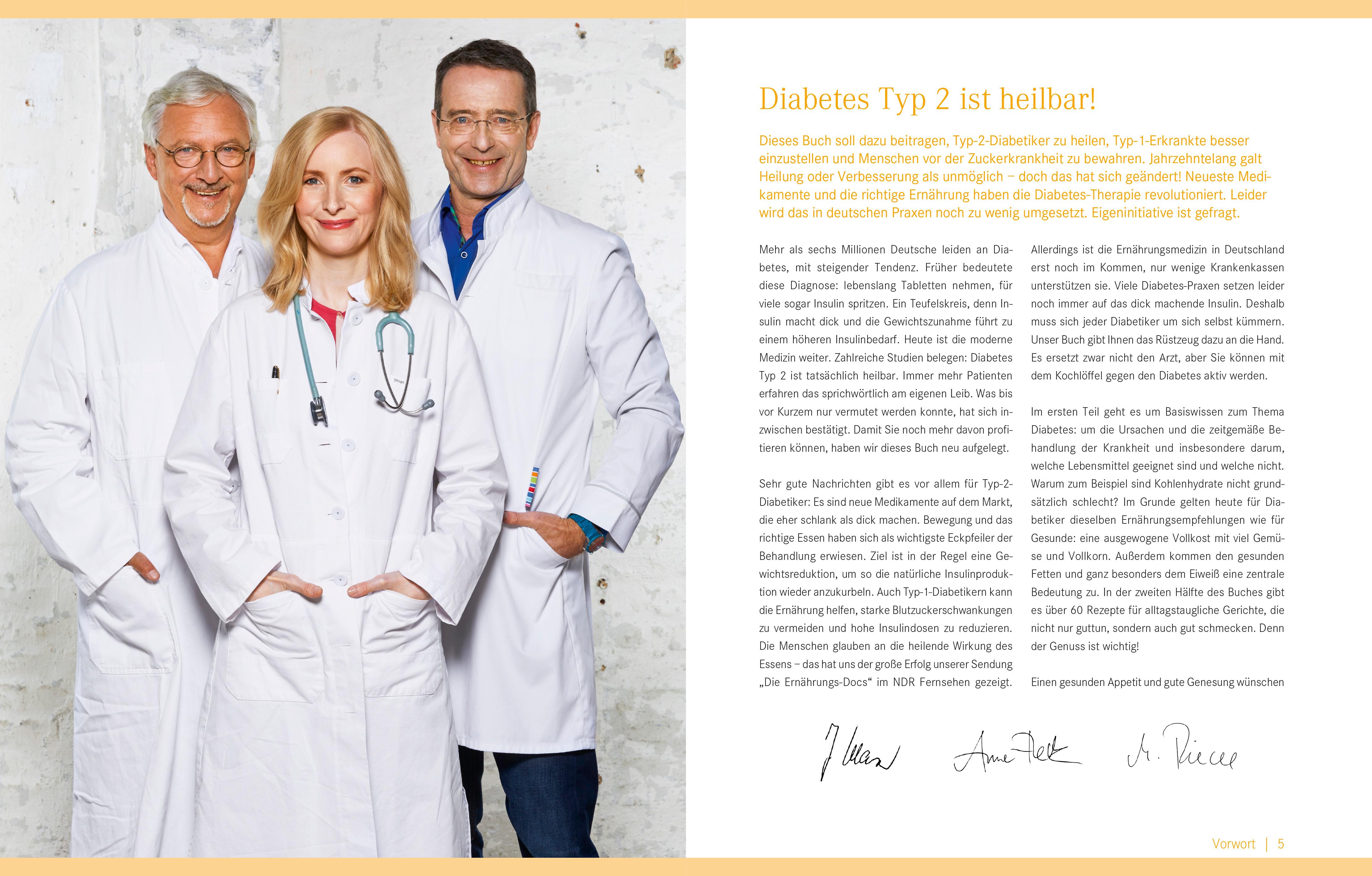 Beispielinhalt (Bild) Die Ernährungs-Docs - Diabetes heilen