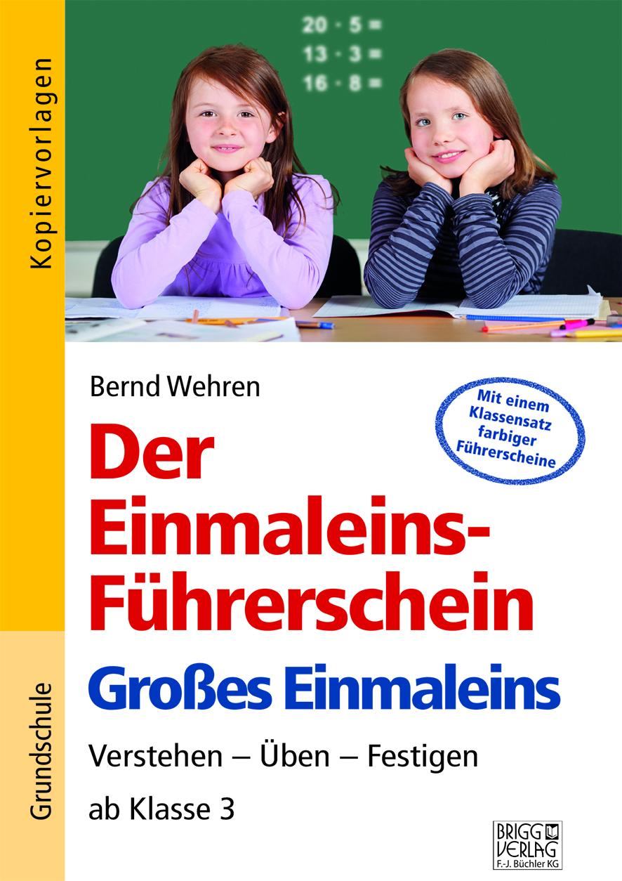 Vorderes Coverbild Der Einmaleins-Führerschein - Großes Einmaleins