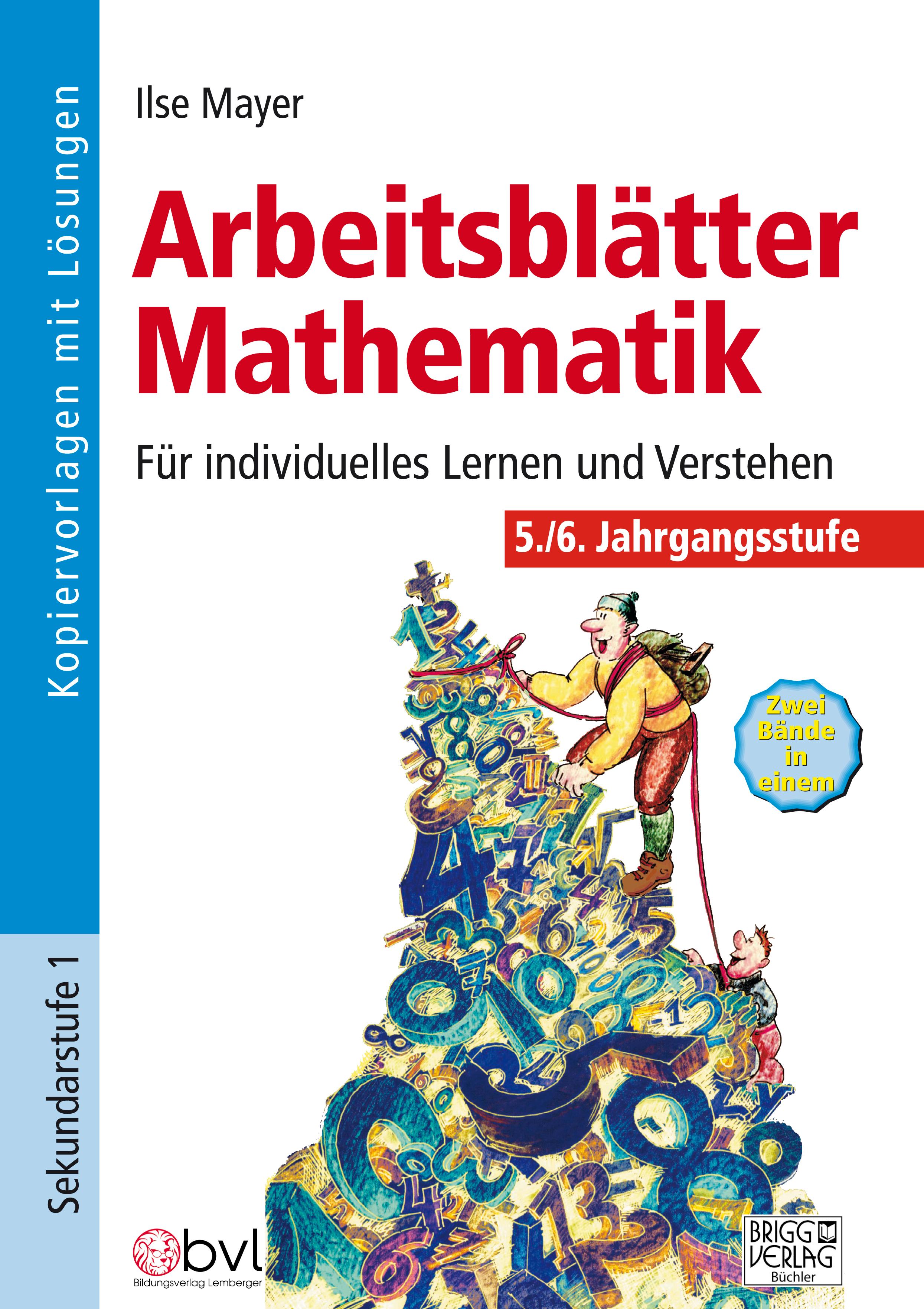Vorderes Coverbild Arbeitsblätter Mathematik 5./6. Klasse