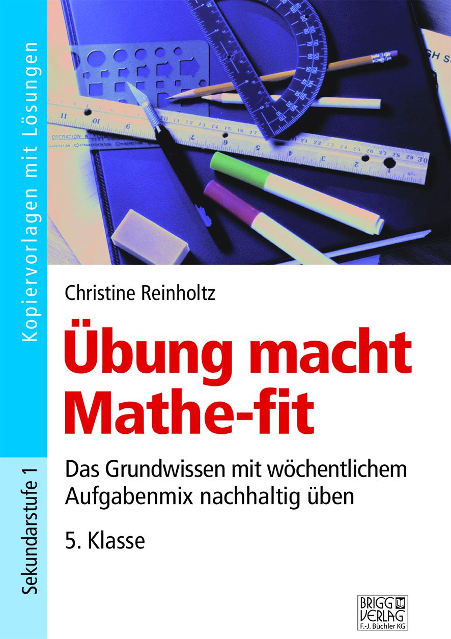 Vorderes Coverbild Übung macht Mathe-fit 5. Klasse