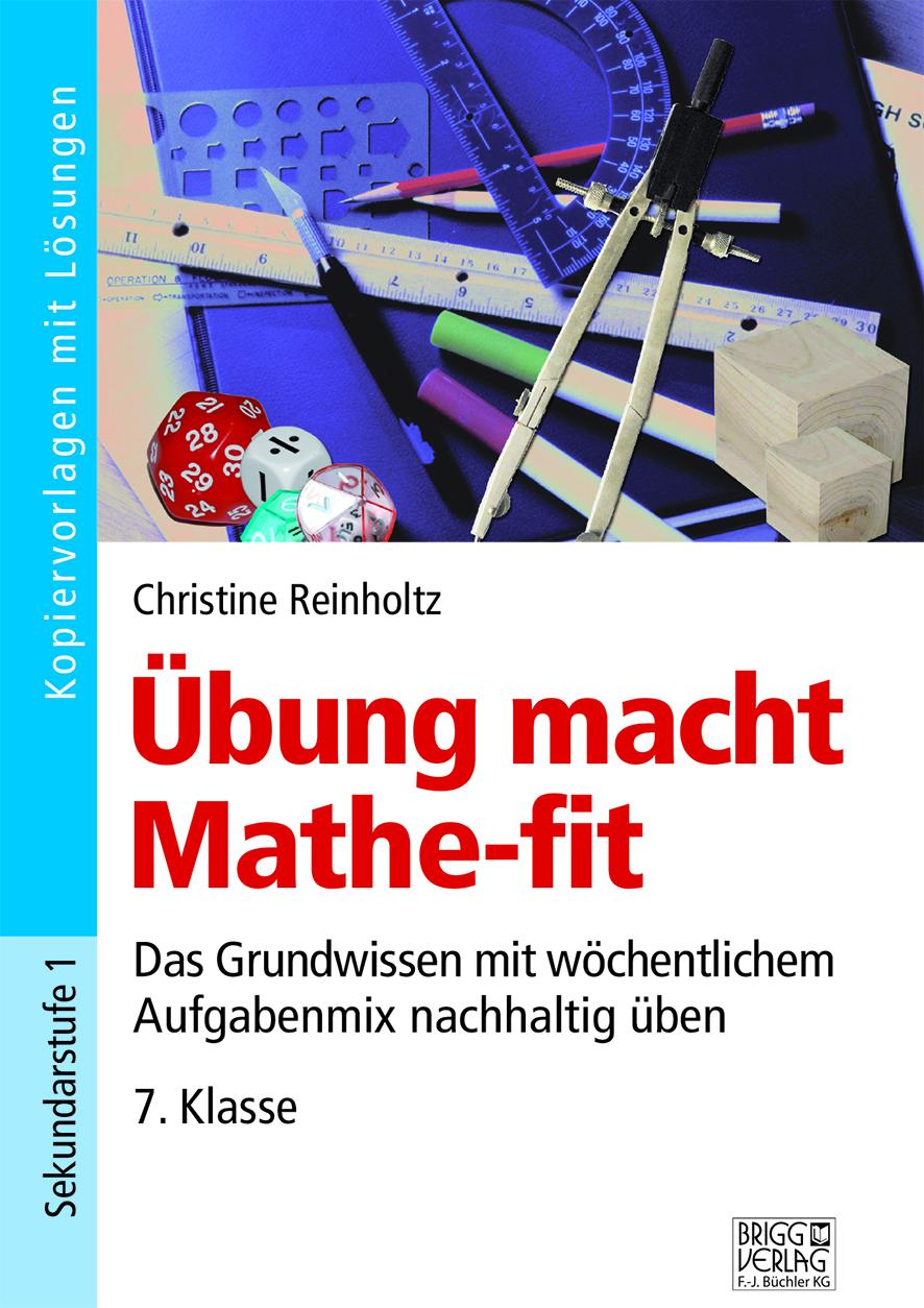 Vorderes Coverbild Übung macht Mathe-fit 7. Klasse