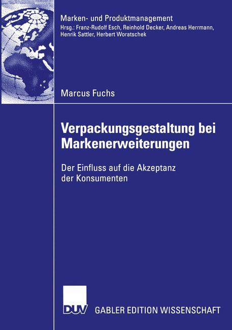 Vorderes Coverbild Verpackungsgestaltung bei Markenerweiterungen