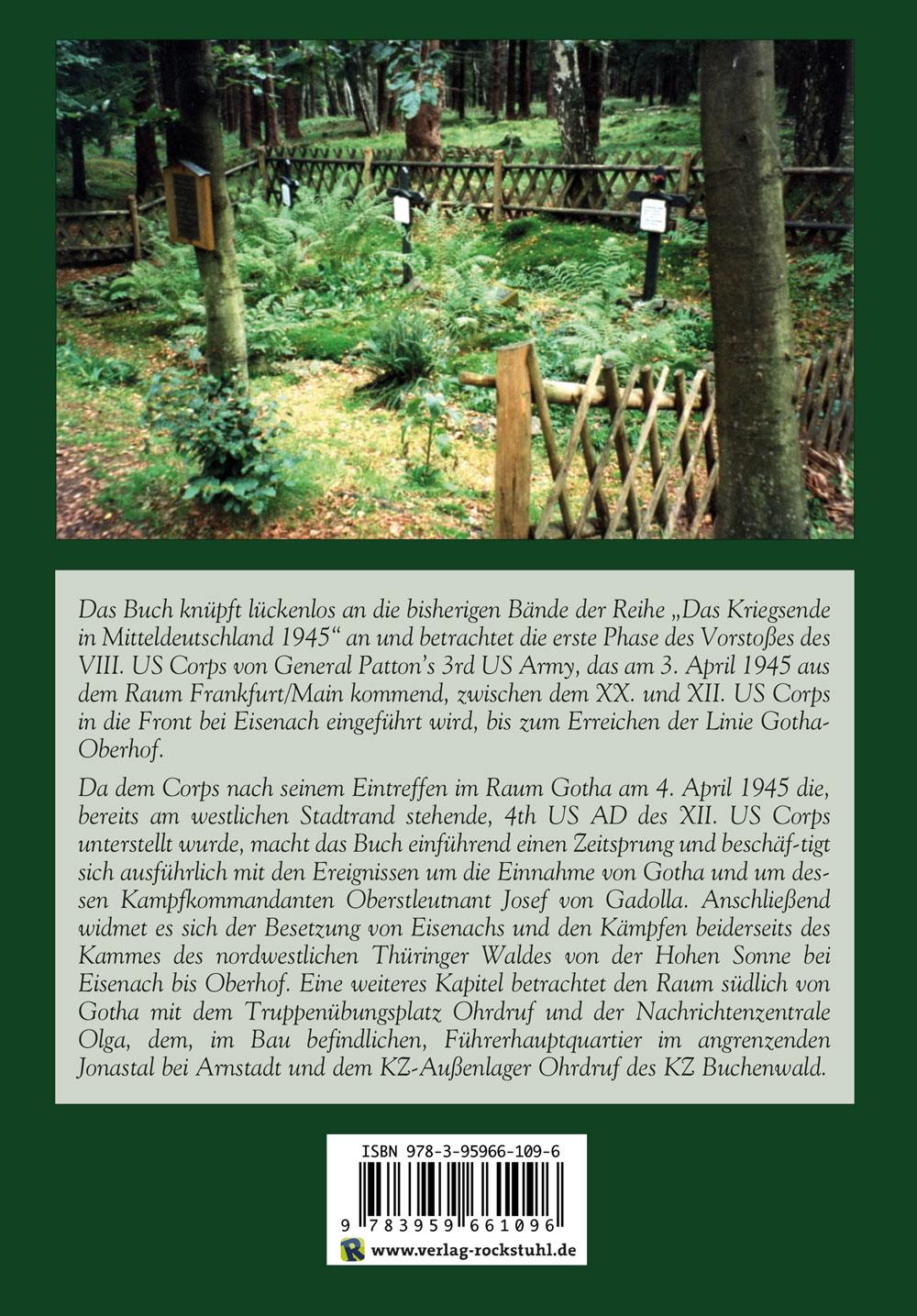 Rückseitencover Der Kampf um die Thüringer Pforte April 1945