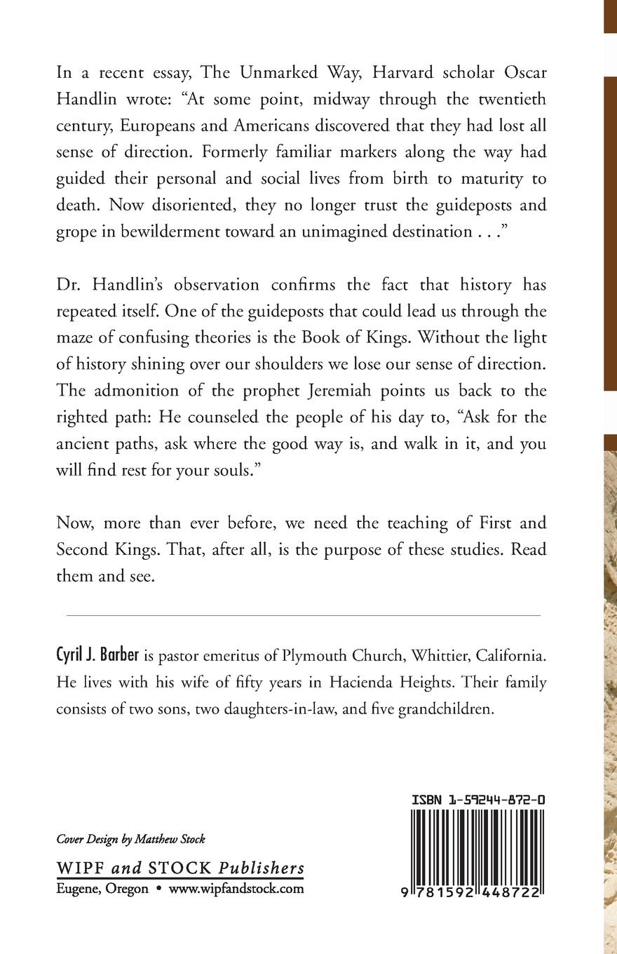 Rückseitencover The Books of Kings, Volume 1