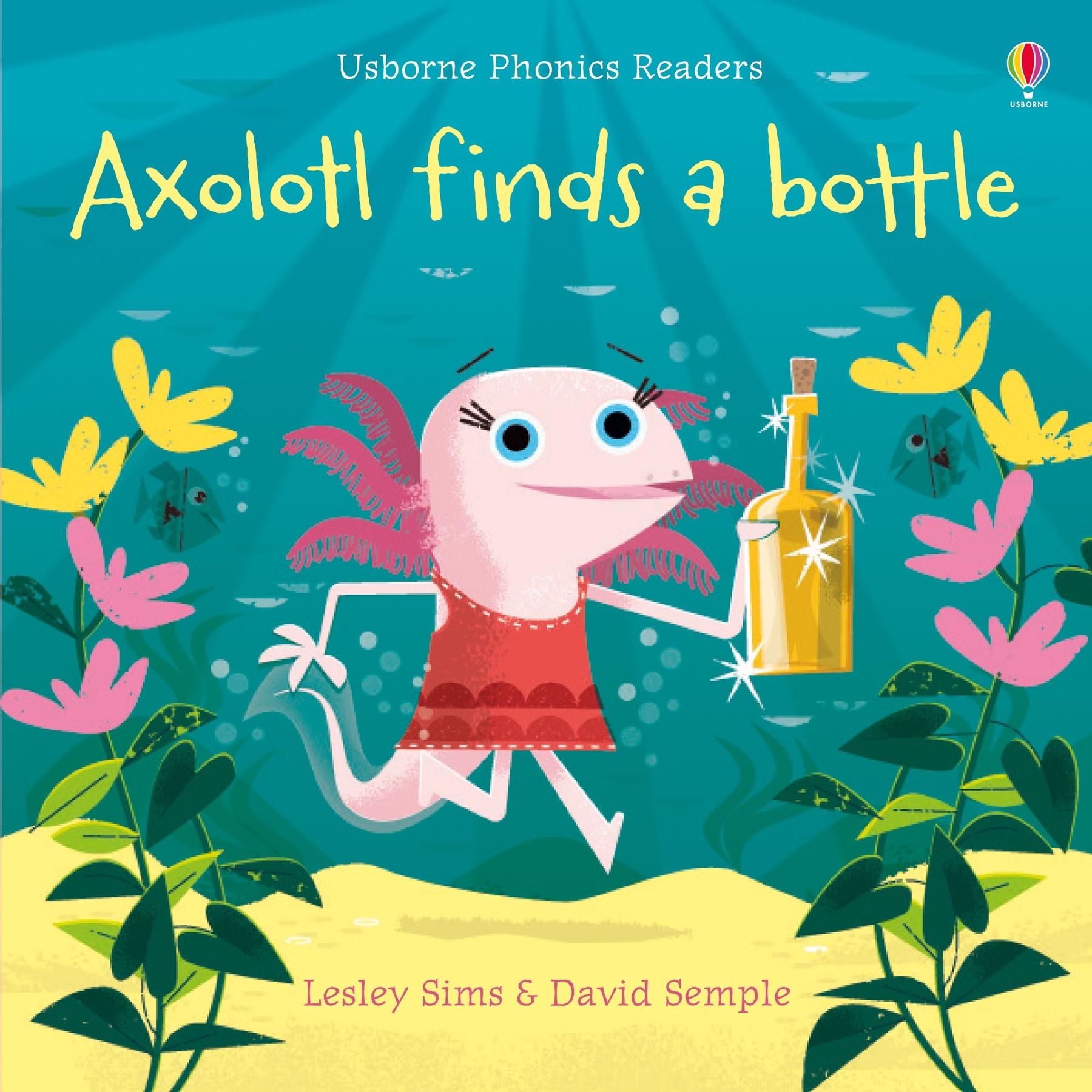 Vorderes Coverbild Axolotl finds a bottle