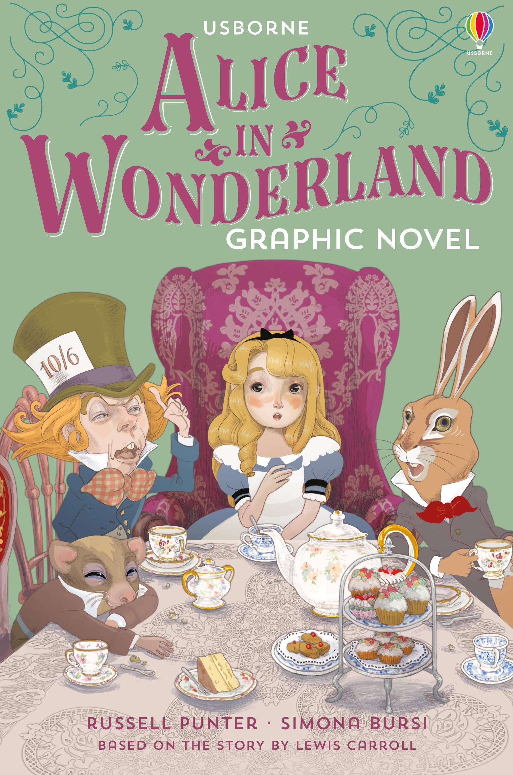 Vorderes Coverbild Alice in Wonderland Graphic Novel