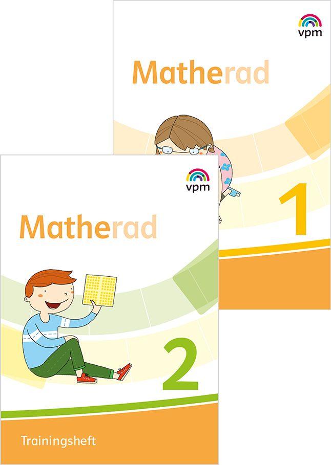 Vorderes Coverbild Matherad 1/2. Trainingsheft (Paket) Klasse 1/2
