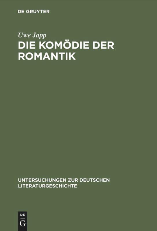 Vorderes Coverbild Die Komödie der Romantik