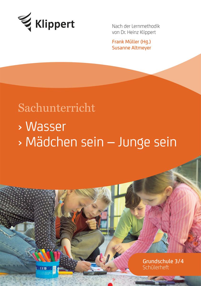 Vorderes Coverbild Wasser / Mädchen sein, Junge sein. Schülerheft (3. und 4. Klasse)