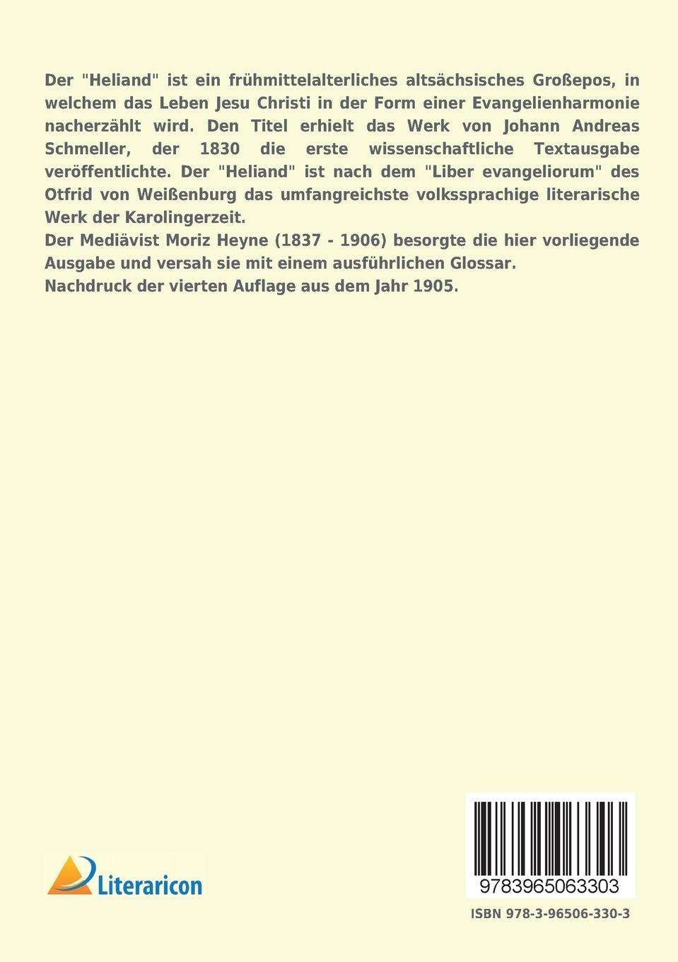 Rückseitencover Hêliand