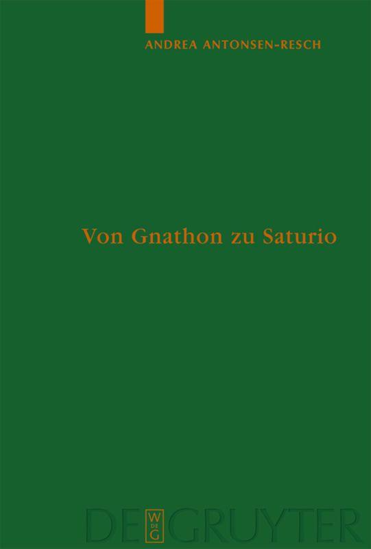 Vorderes Coverbild Von Gnathon zu Saturio