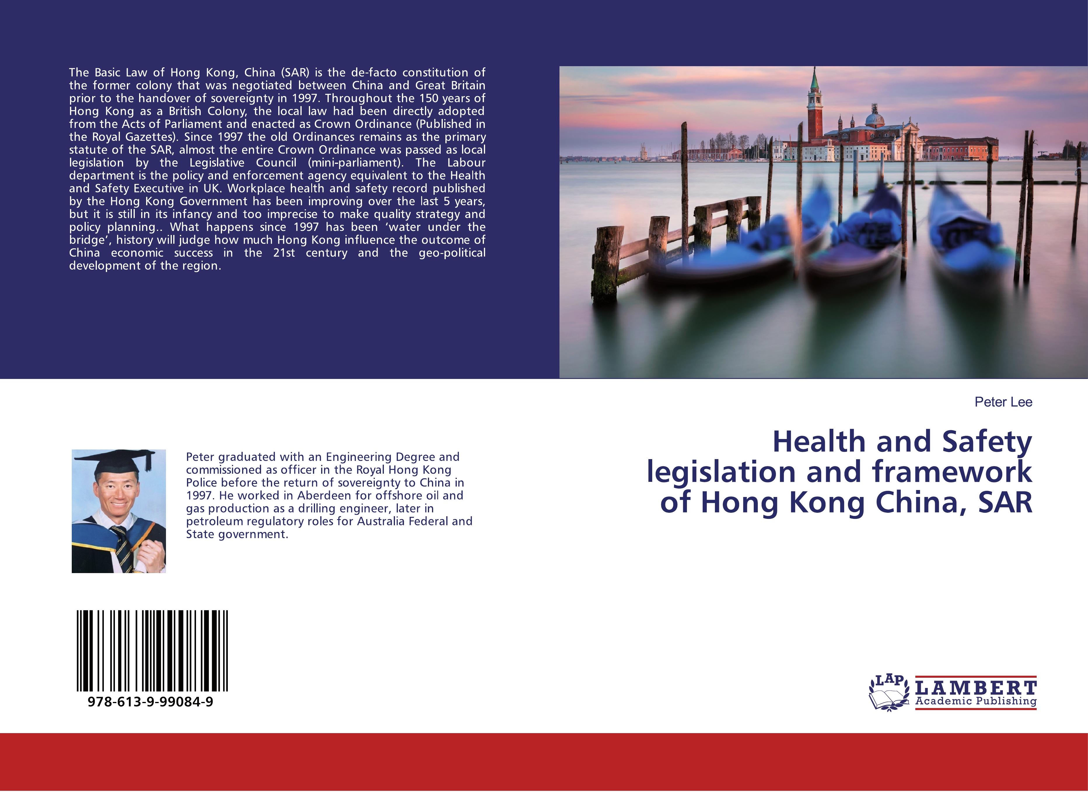 Vorderes Coverbild Health and Safety legislation and framework of Hong Kong China, SAR
