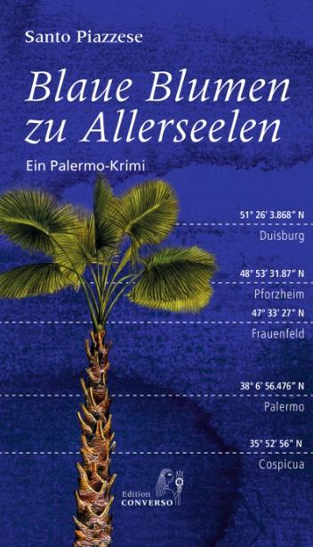 Vorderes Coverbild Blaue Blumen zu Allerseelen