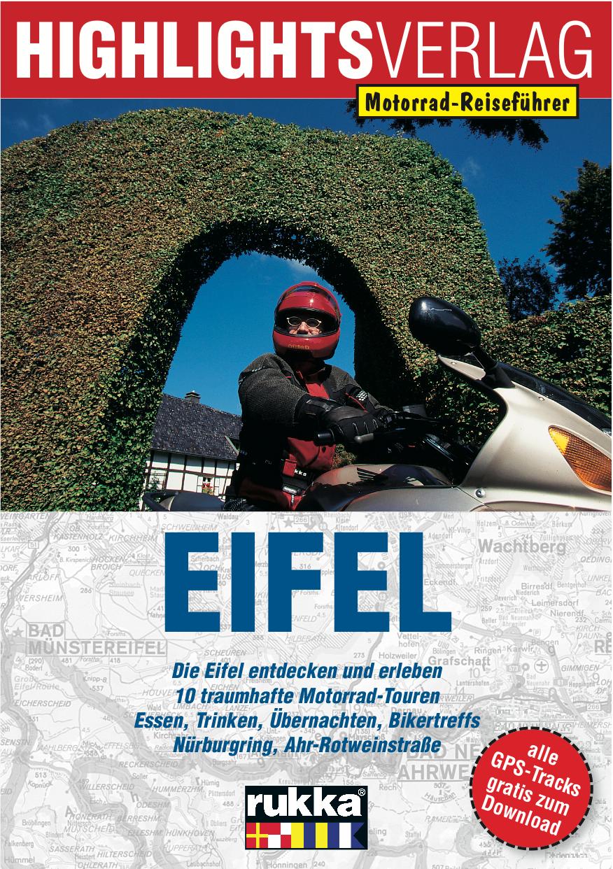 Vorderes Coverbild Eifel. Motorrad-Reiseführer