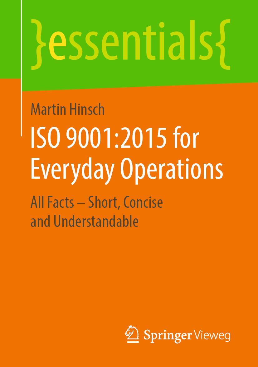Vorderes Coverbild ISO 9001:2015 for Everyday Operations