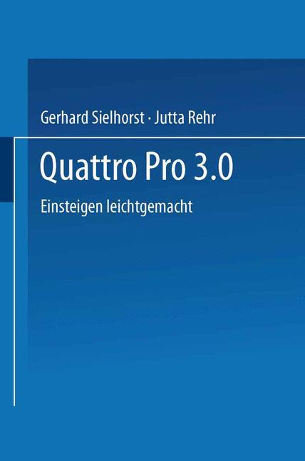 Vorderes Coverbild Quattro Pro 3.0