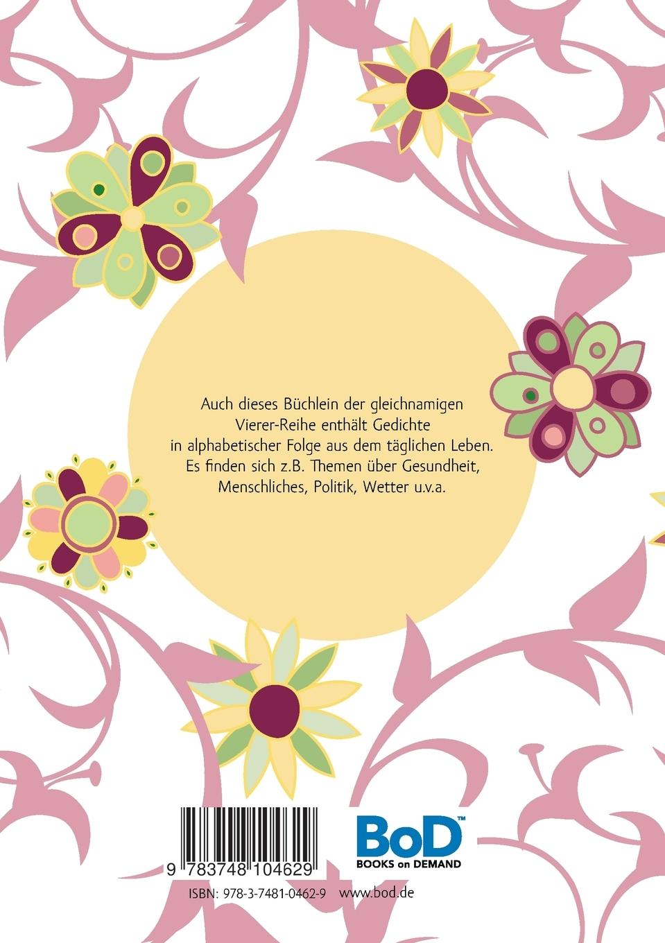 Rückseitencover Kunterbunte Verse 4
