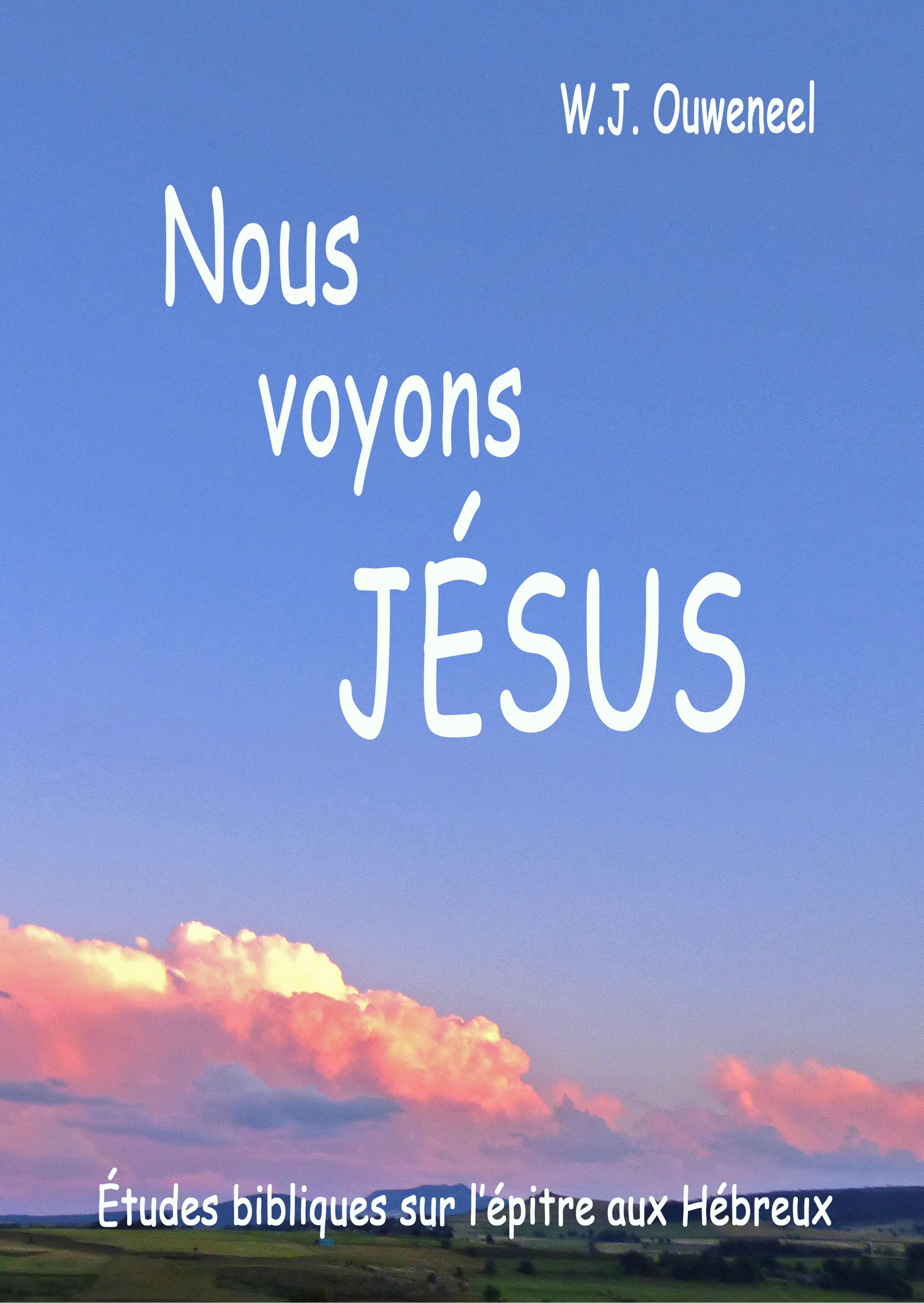 Vorderes Coverbild Nous  voyons Jésus