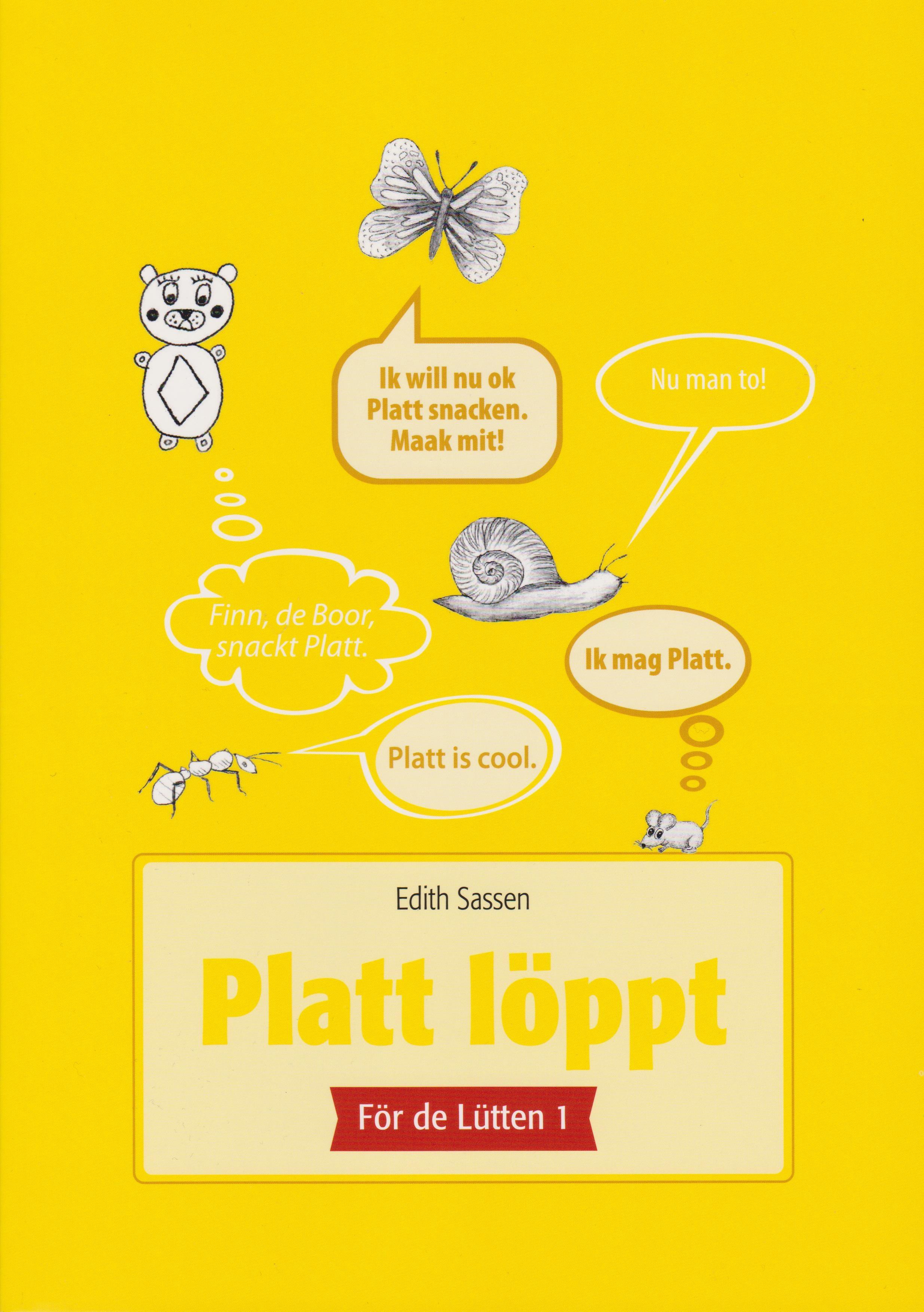 Vorderes Coverbild Platt löppt - För de Lütten 1