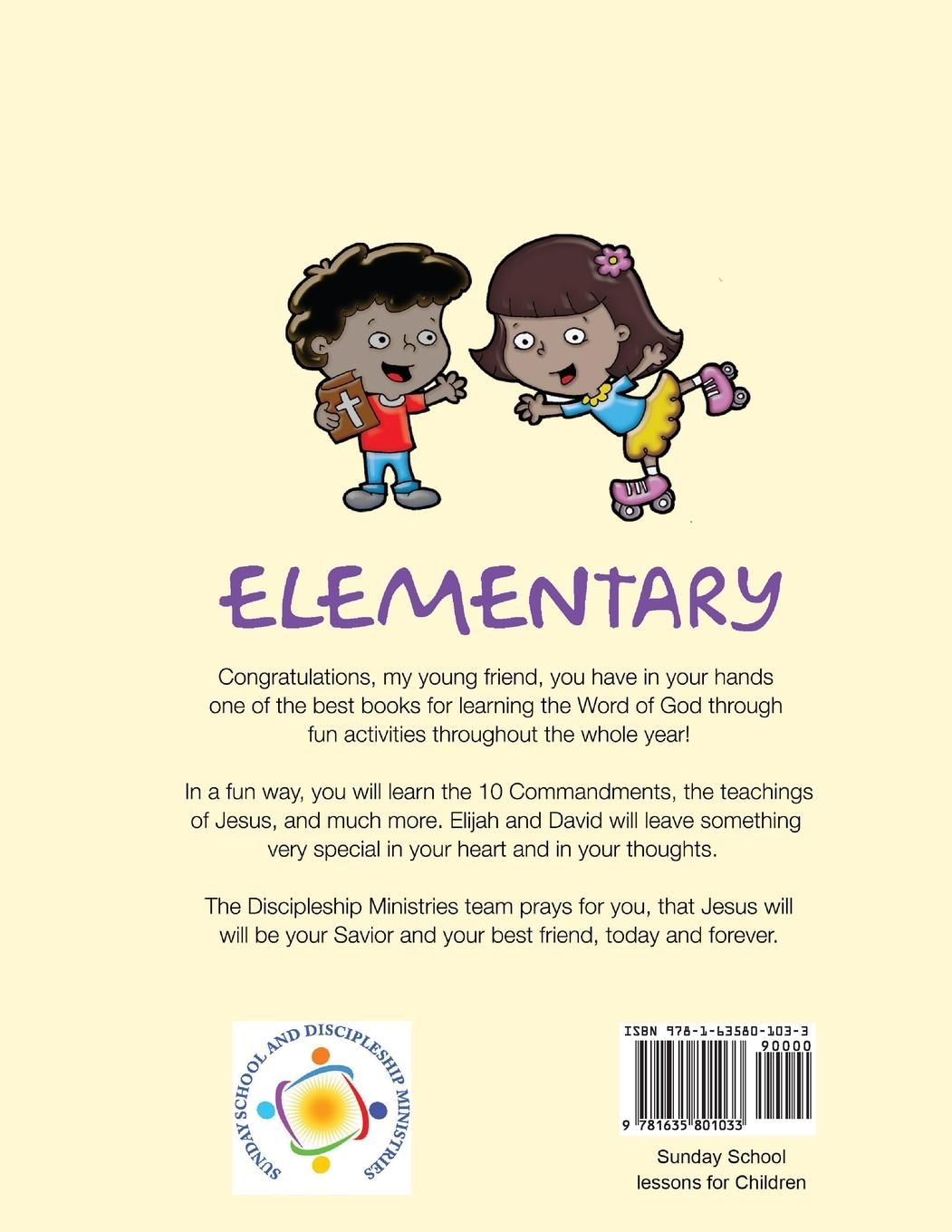 Rückseitencover Elementary Sunday School - Year 1 - Student