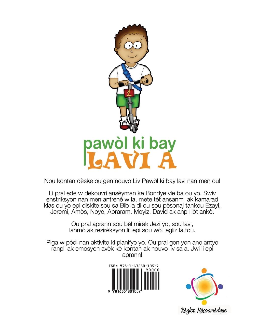 Rückseitencover Pawol ki bay lavi a, ane 3, elèv