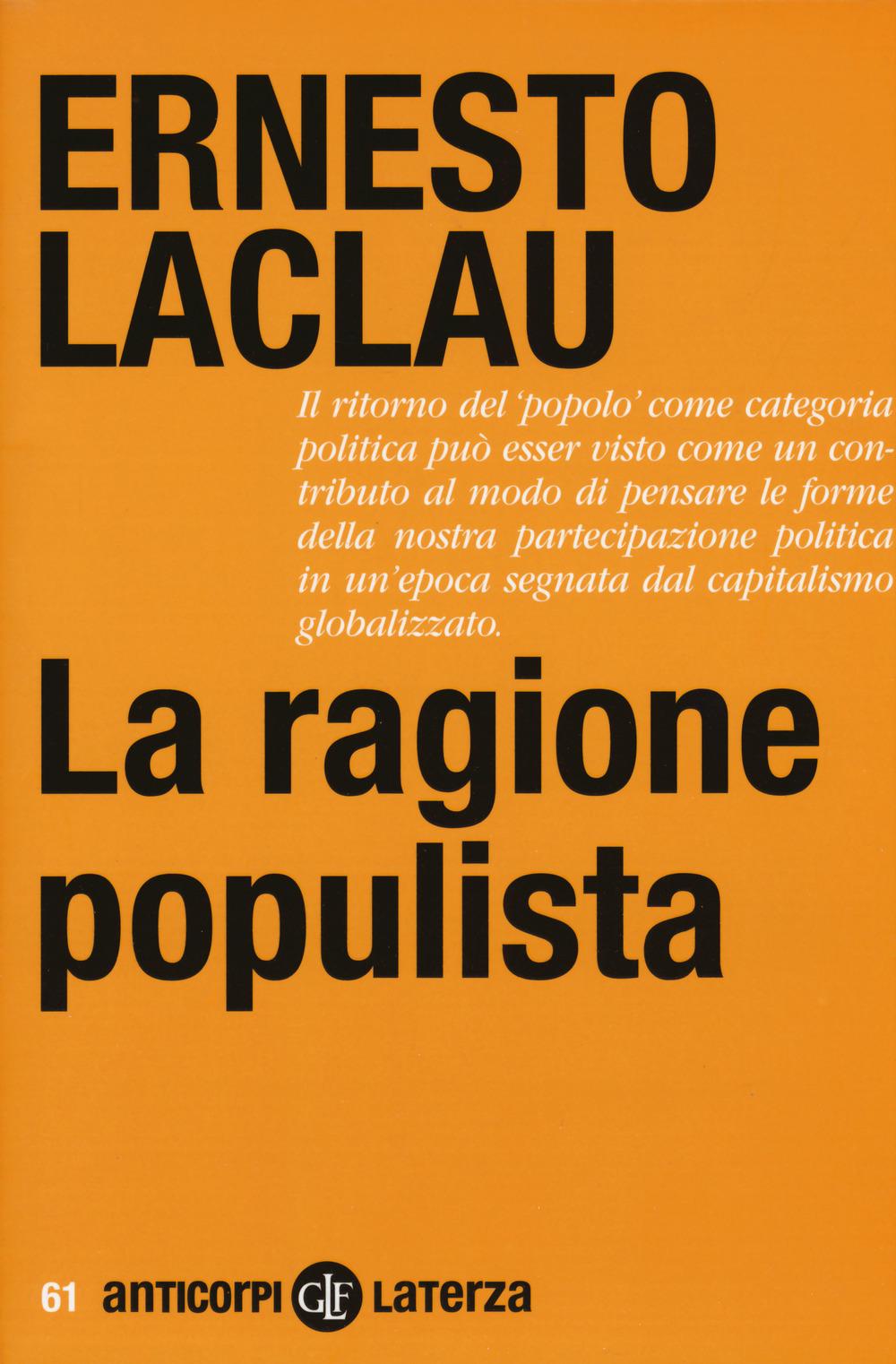 Vorderes Coverbild La ragione populista