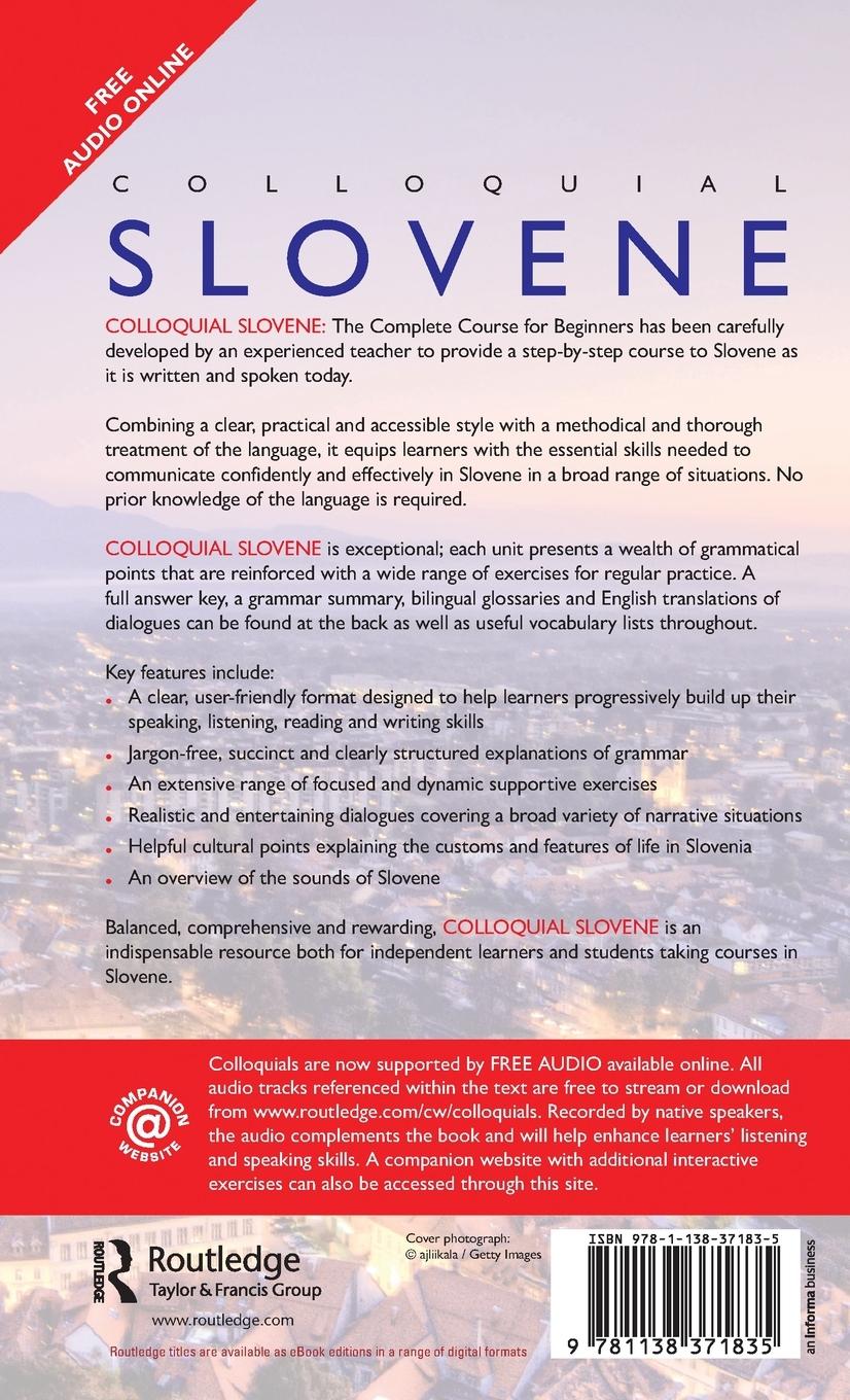 Rückseitencover Colloquial Slovene