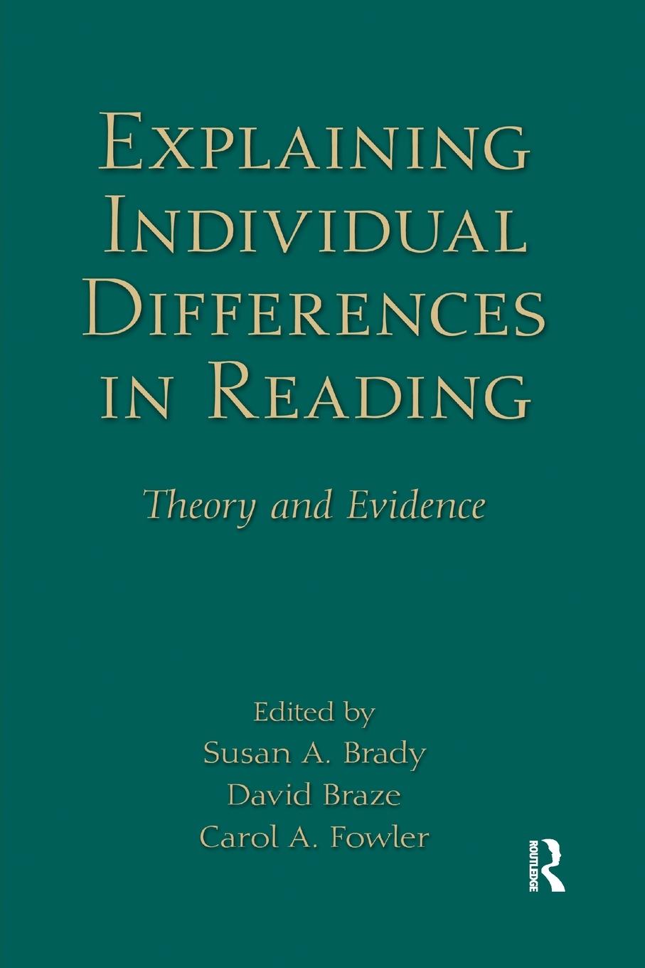 Vorderes Coverbild Explaining Individual Differences in Reading