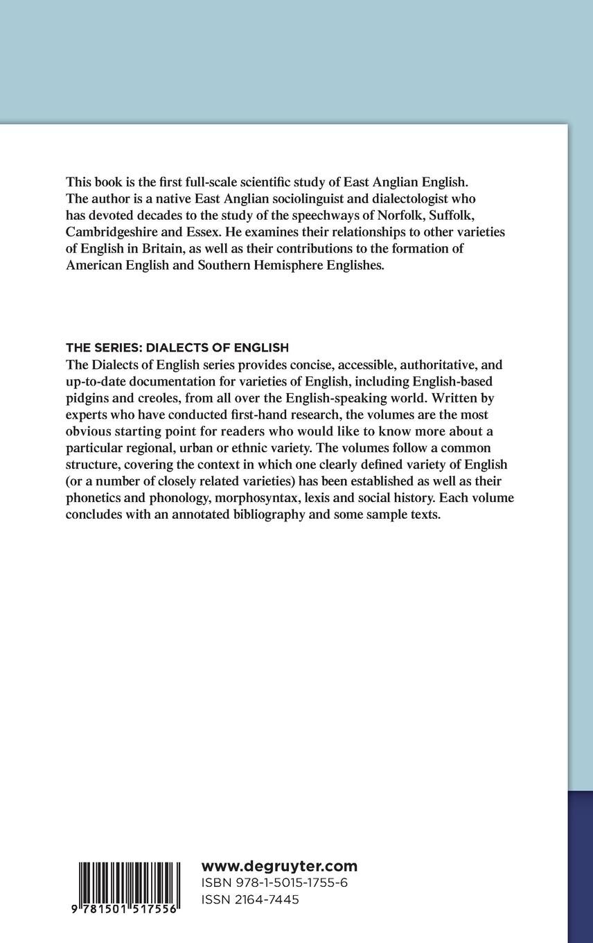 Rückseitencover East Anglian English