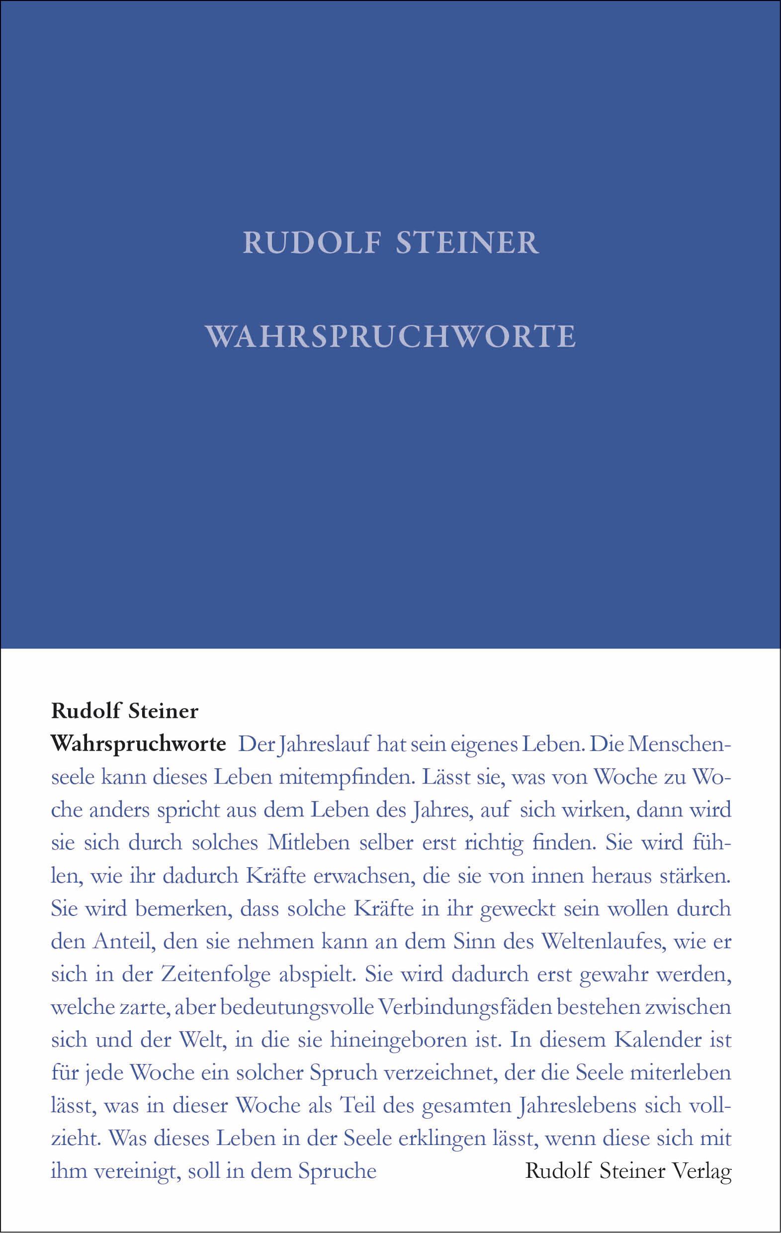 Vorderes Coverbild Wahrspruchworte
