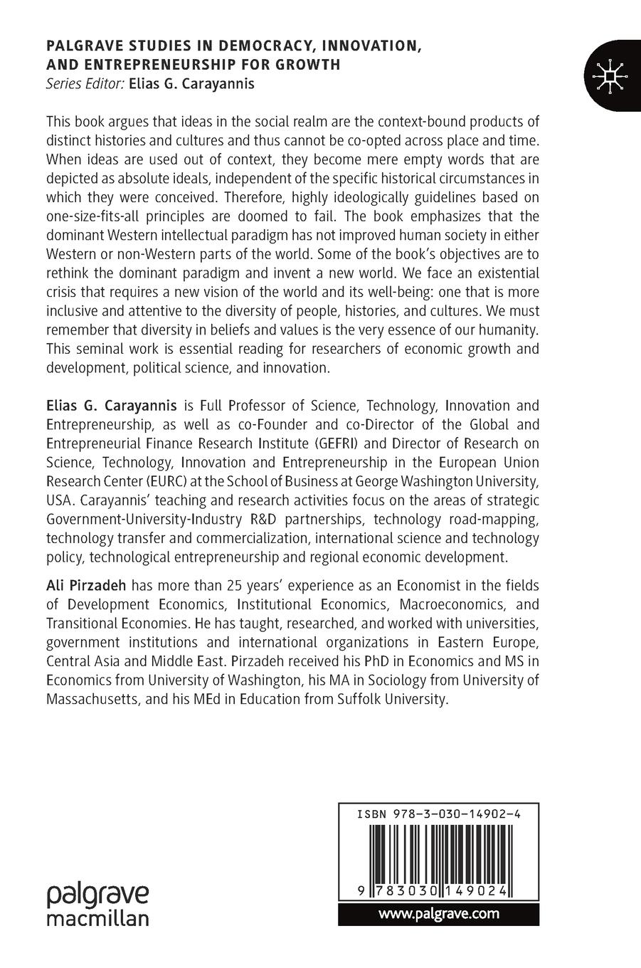 Rückseitencover Culture, Innovation, and Growth Dynamics