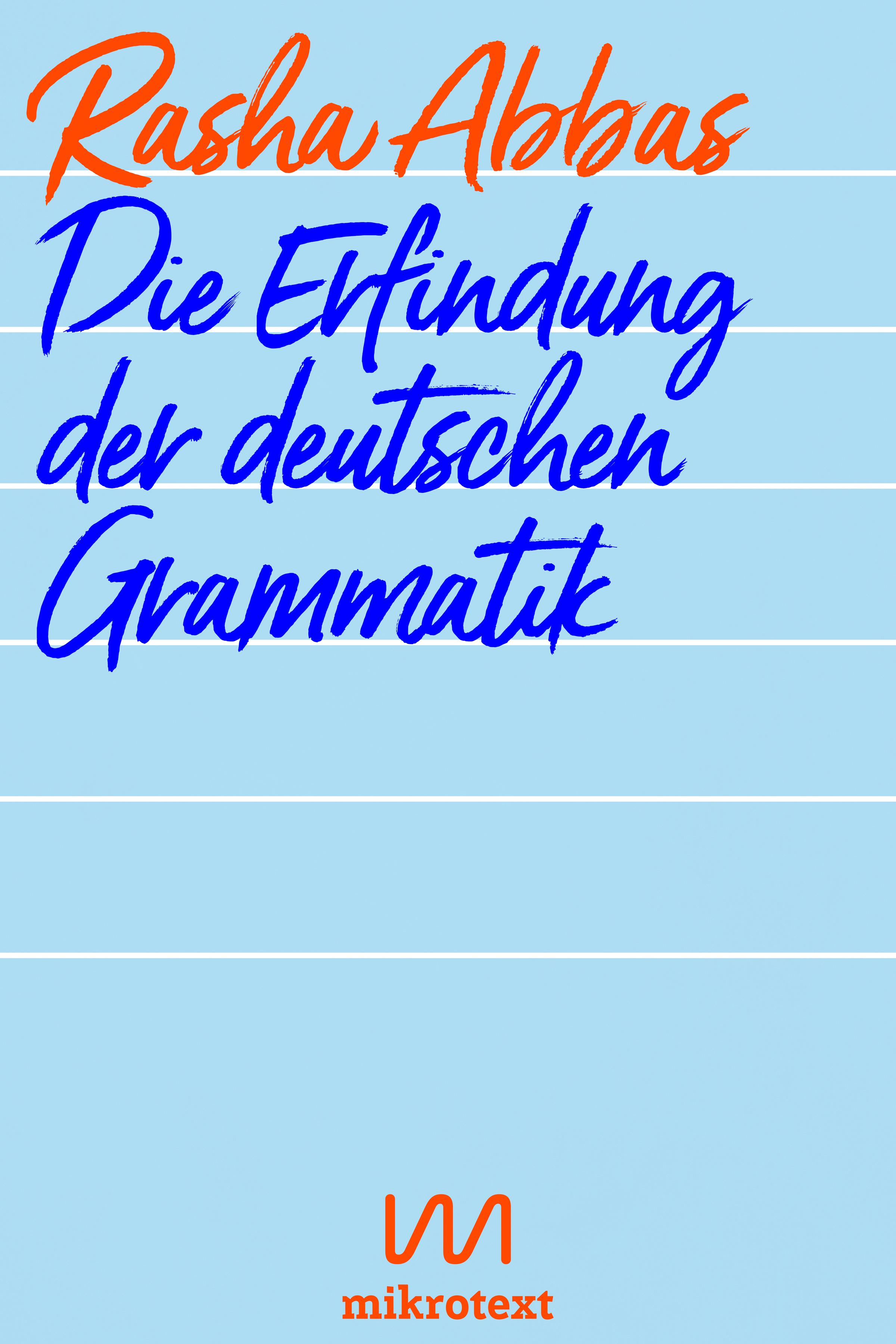 Vorderes Coverbild Die Erfindung der deutschen Grammatik