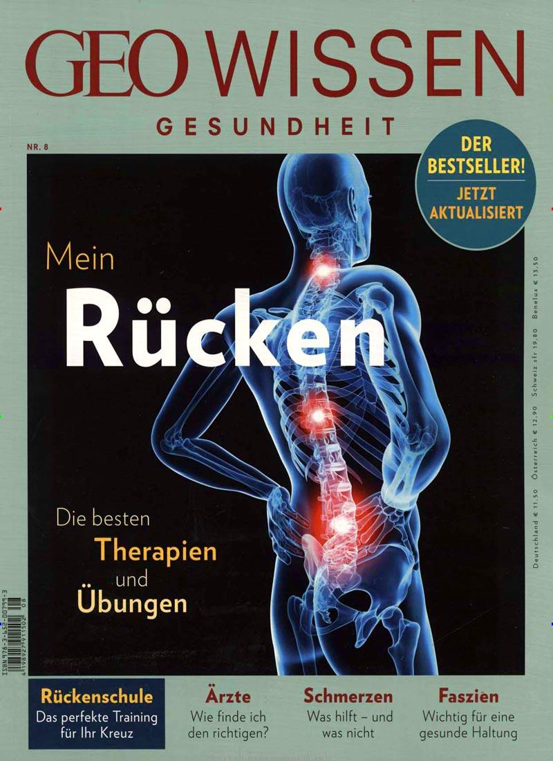 Vorderes Coverbild GEO Wissen Gesundheit / GEO Wissen Gesundheit 8/18 - Rücken