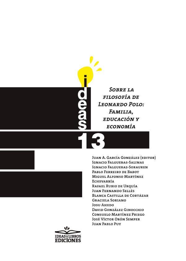 Vorderes Coverbild Sobre la filosofía de Leonardo Polo : familia, educación y economía