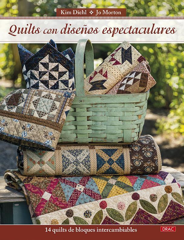 Vorderes Coverbild Quilts con diseños espectaculares : 14 quilts de bloques intercambiables