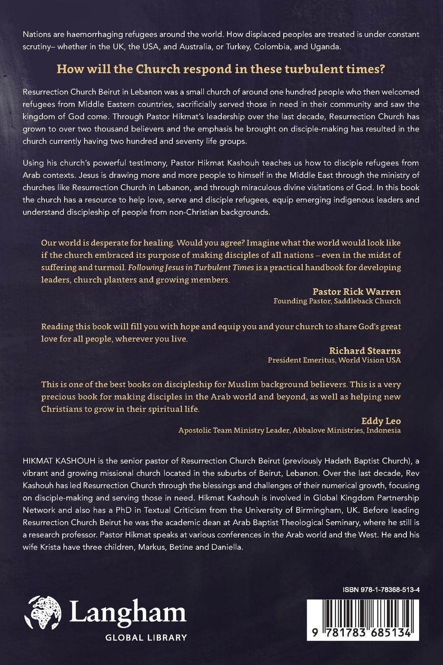 Rückseitencover Following Jesus in Turbulent Times