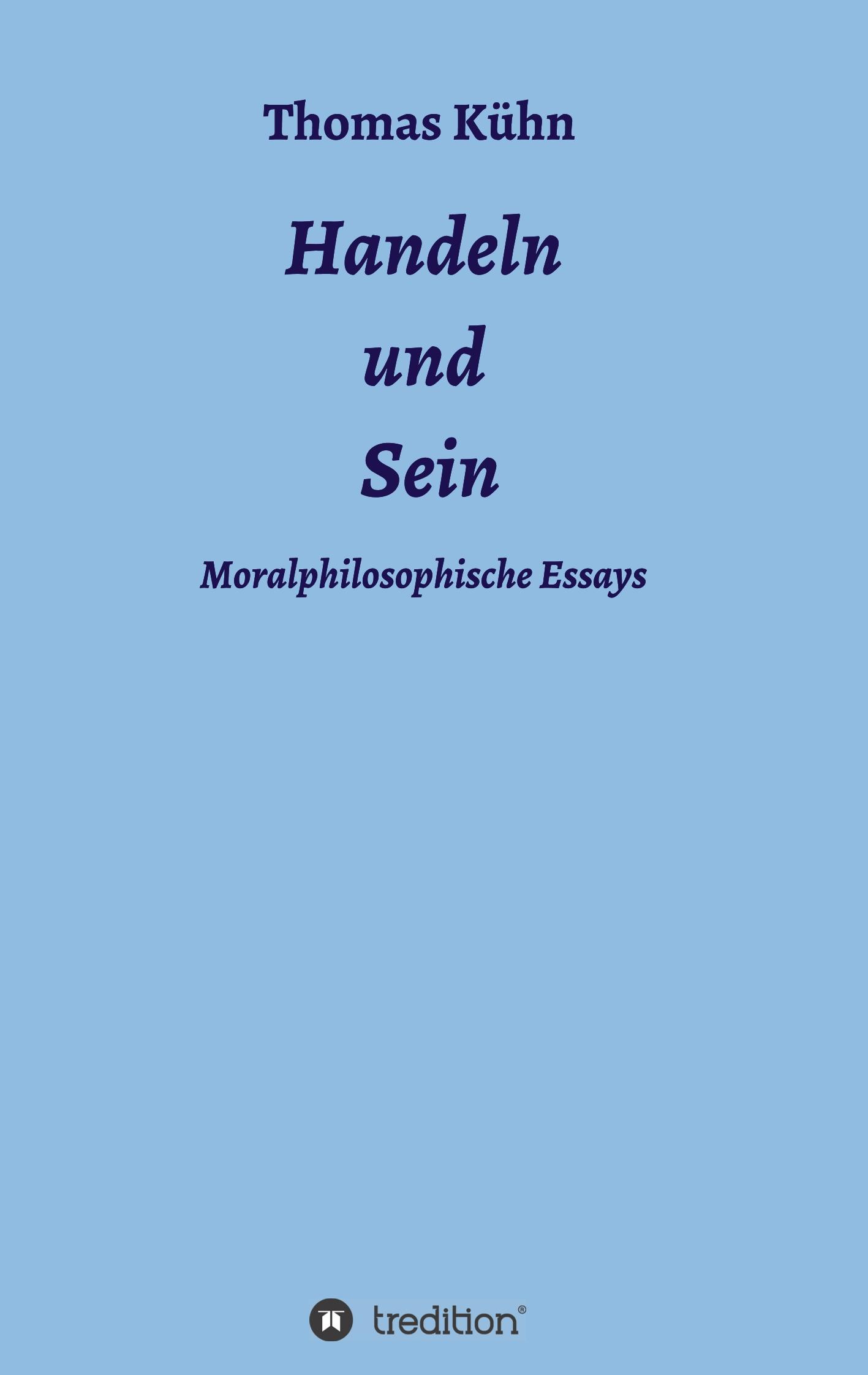 Vorderes Coverbild Handeln und Sein