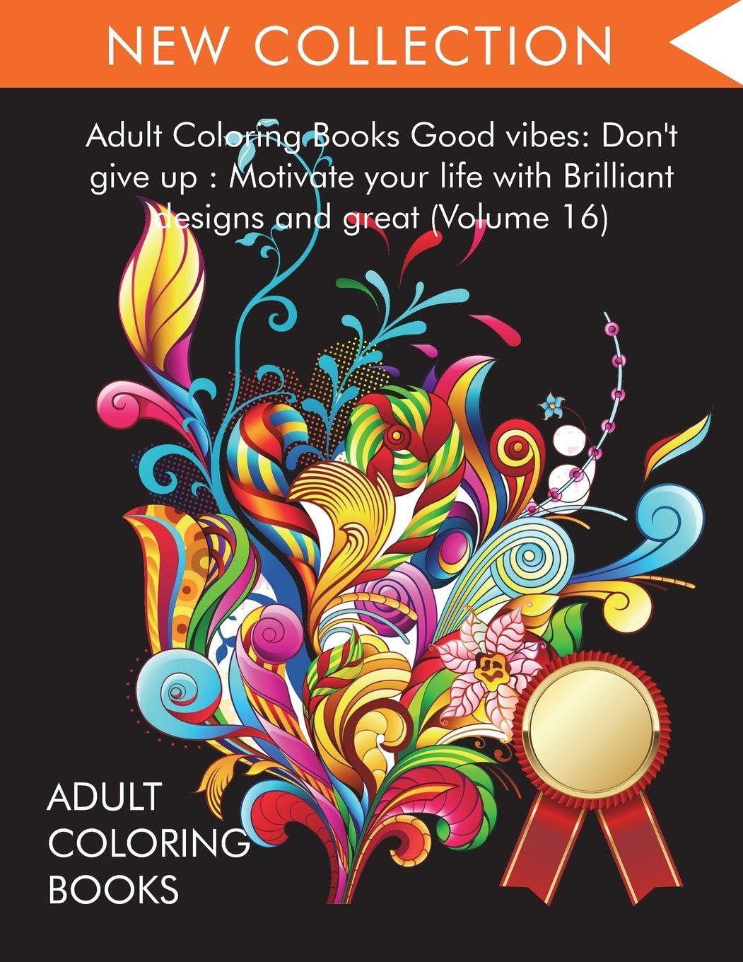 Vorderes Coverbild Adult Coloring Books Good vibes