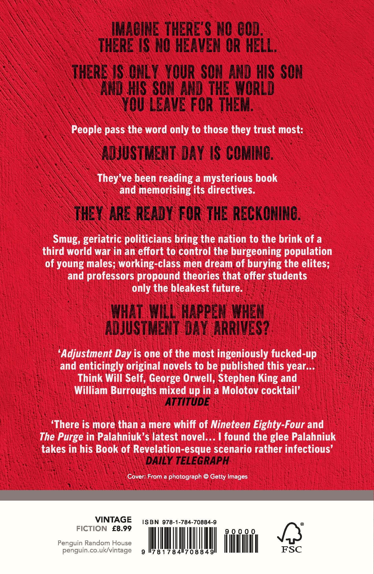 Rückseitencover Adjustment Day