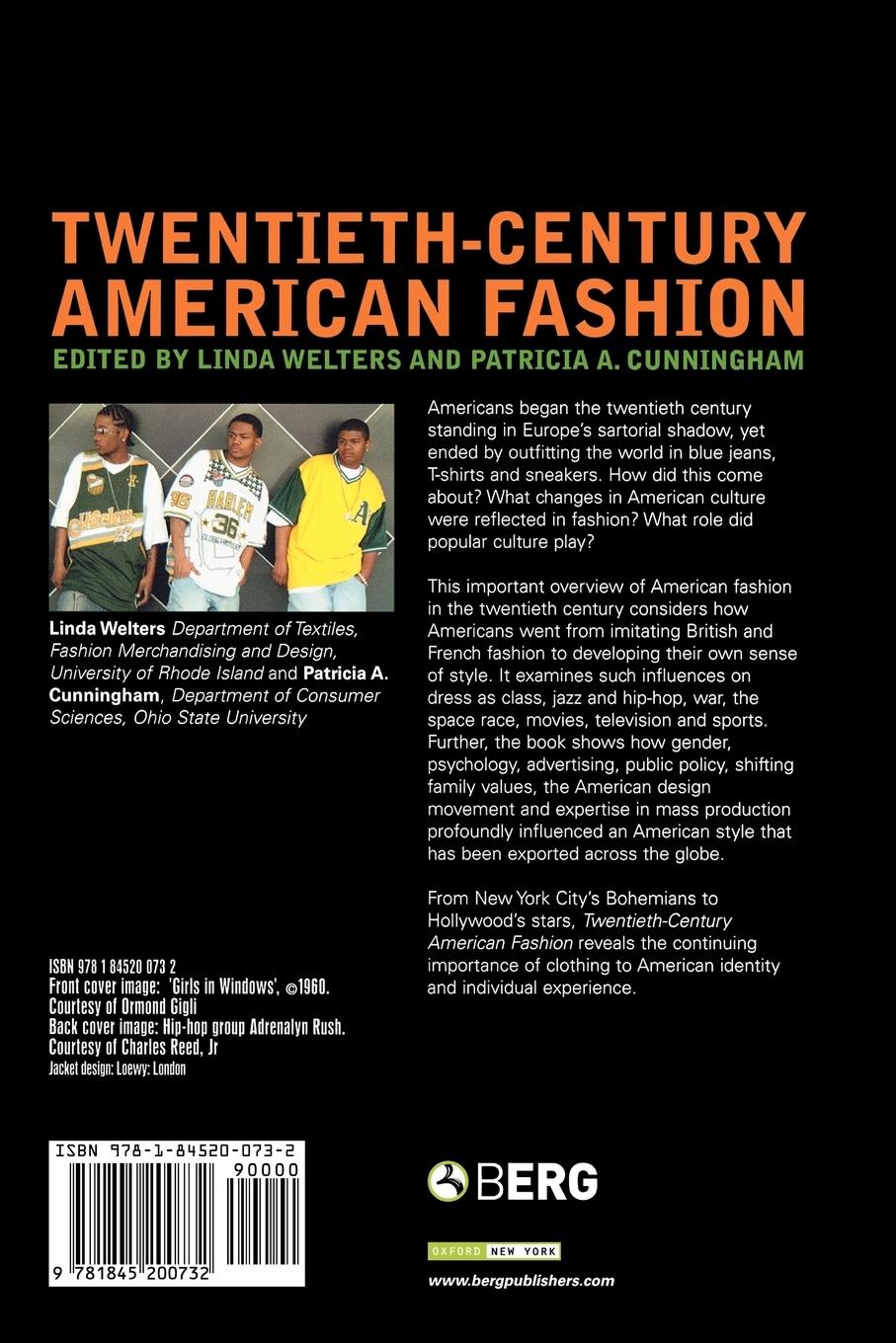 Rückseitencover Twentieth-Century American Fashion