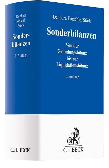 Vorderes Coverbild Sonderbilanzen