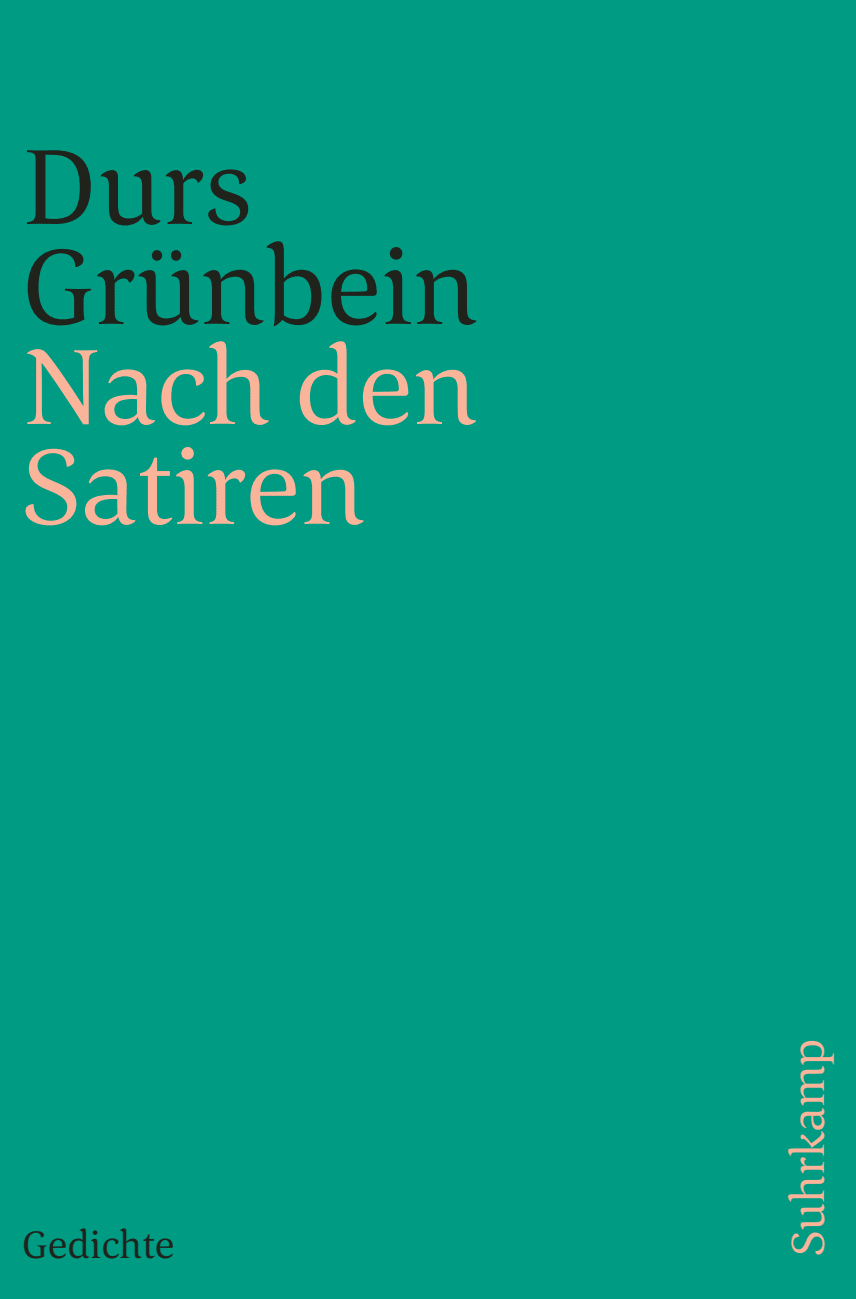 Vorderes Coverbild Nach den Satiren