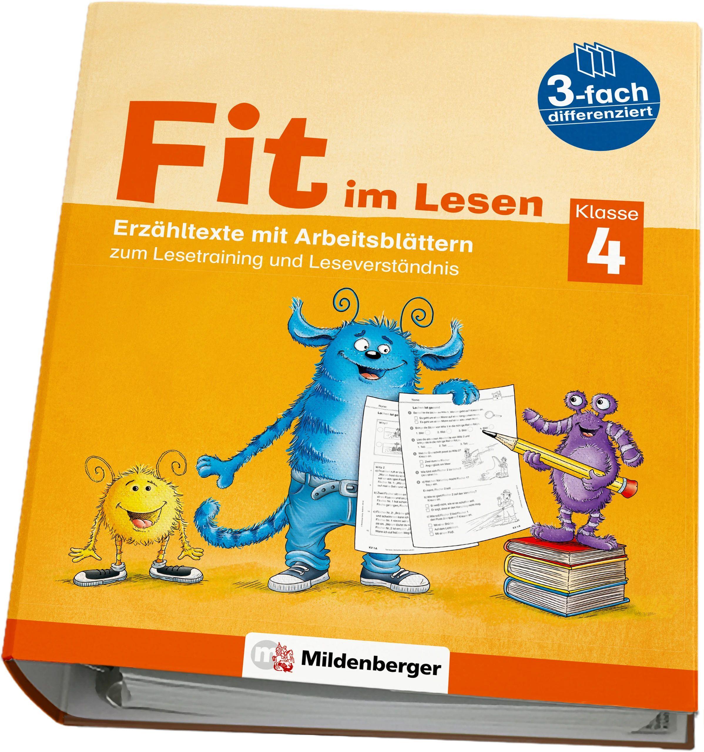Vorderes Coverbild Fit im Lesen - Erzähltexte, Klasse 4