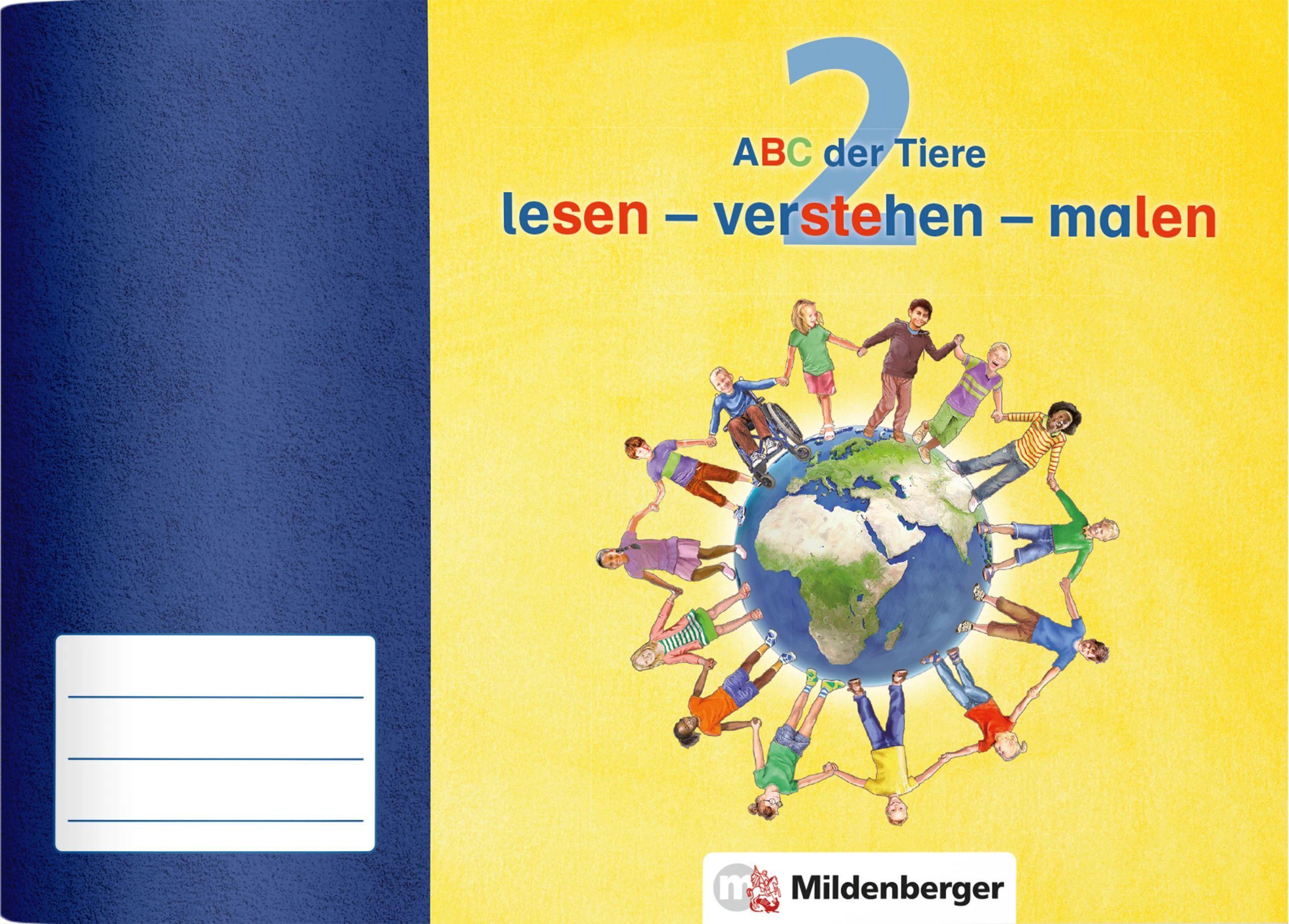 Vorderes Coverbild ABC der Tiere 2 · lesen - verstehen - malen