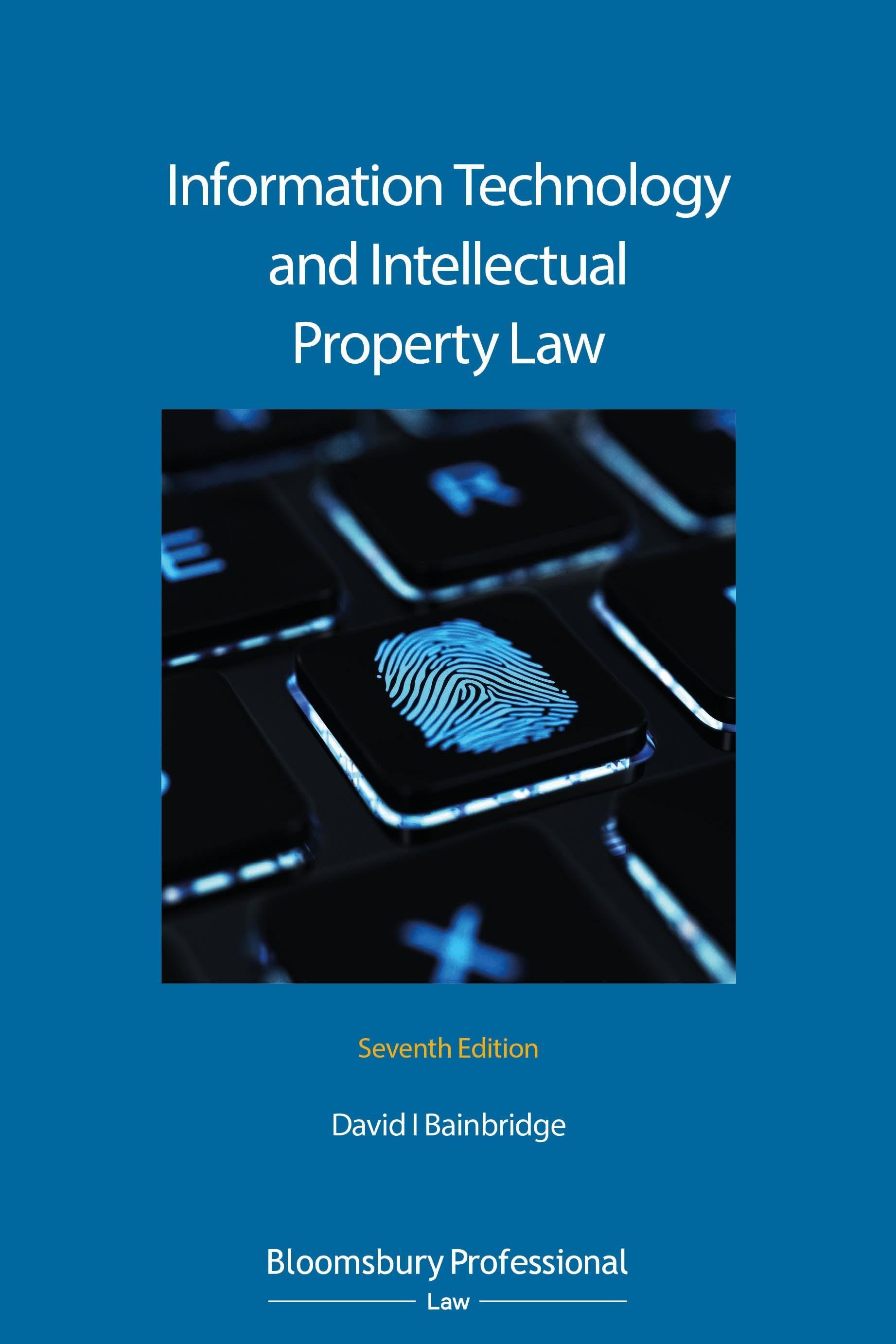 Vorderes Coverbild Information Technology and Intellectual Property Law