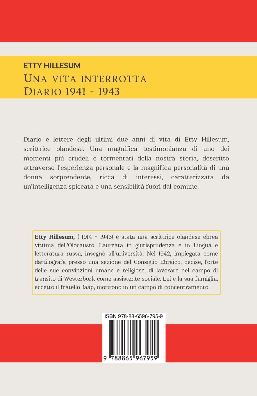 Rückseitencover UNA VITA INTERROTTA. DIARIO 1941-1943
