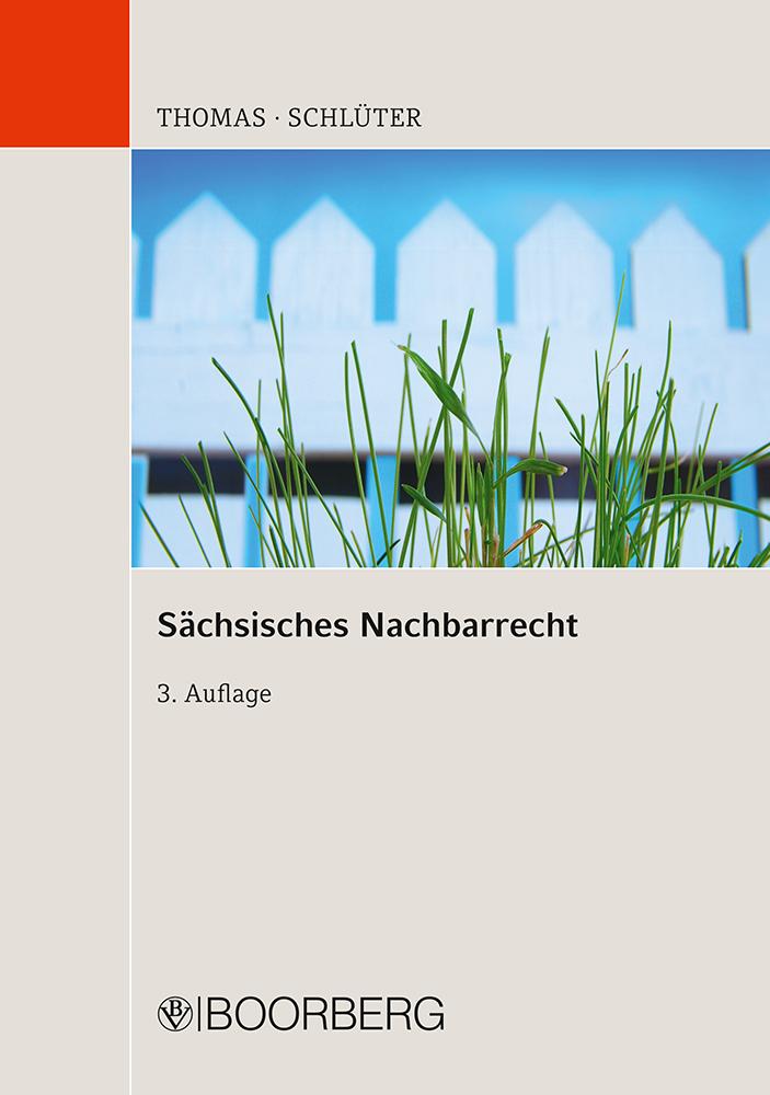Vorderes Coverbild Sächsisches Nachbarrecht