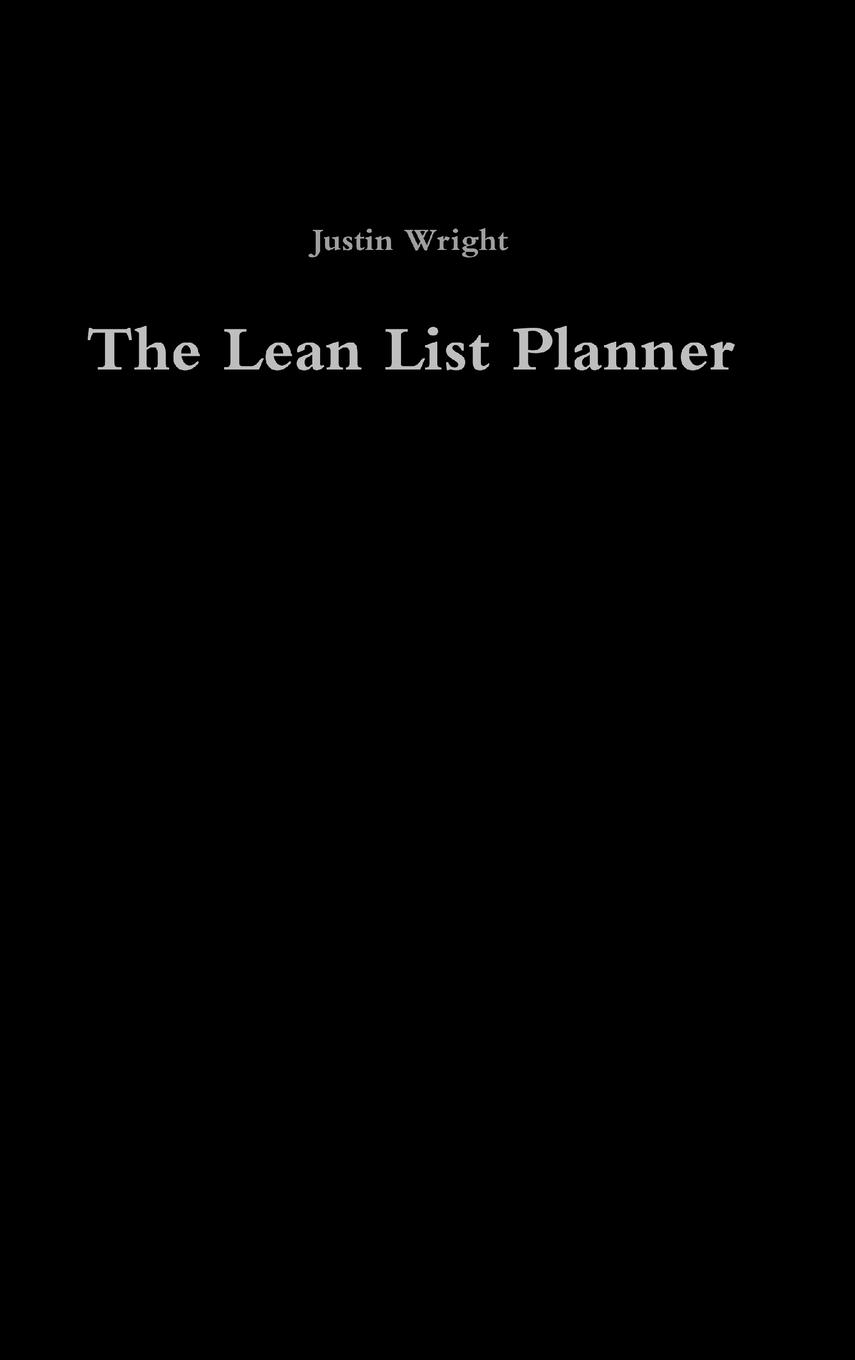 Vorderes Coverbild The Lean List Planner