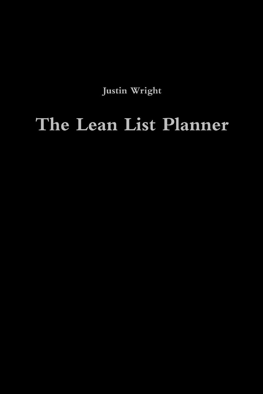 Vorderes Coverbild The Lean List Planner