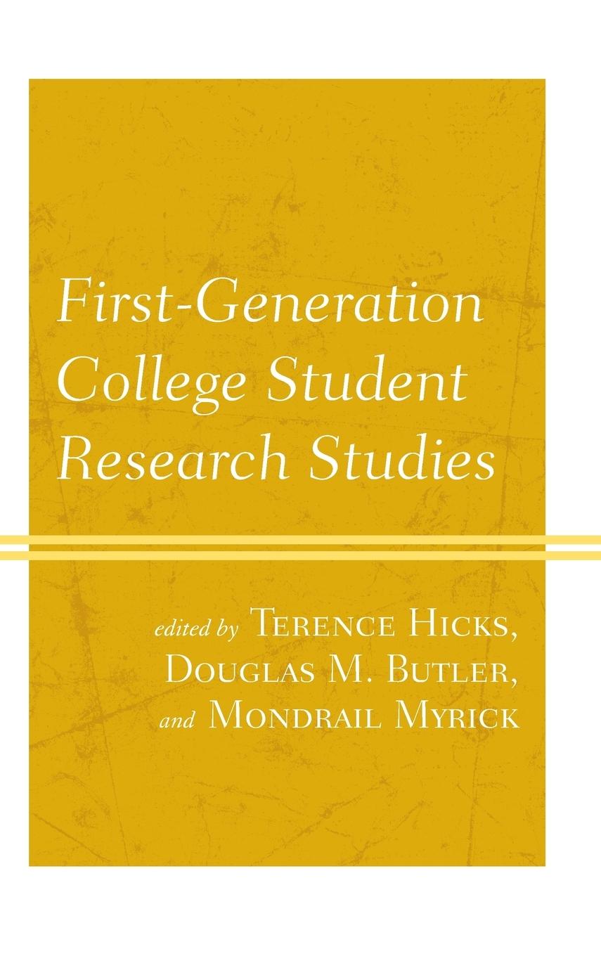 Vorderes Coverbild First-Generation College Student Research Studies
